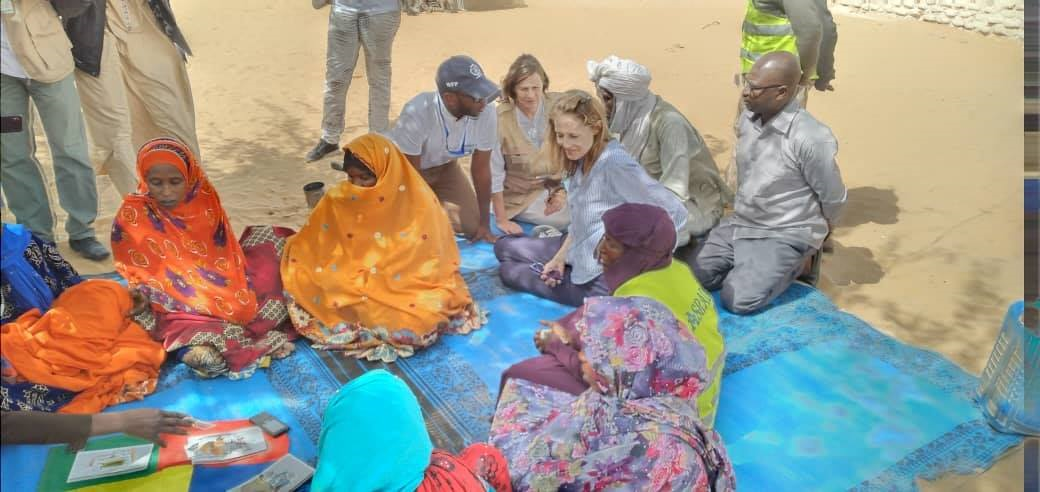 VISITE DE LA PRINCESS SARAH AMBASSADRICE DE NUTRITION