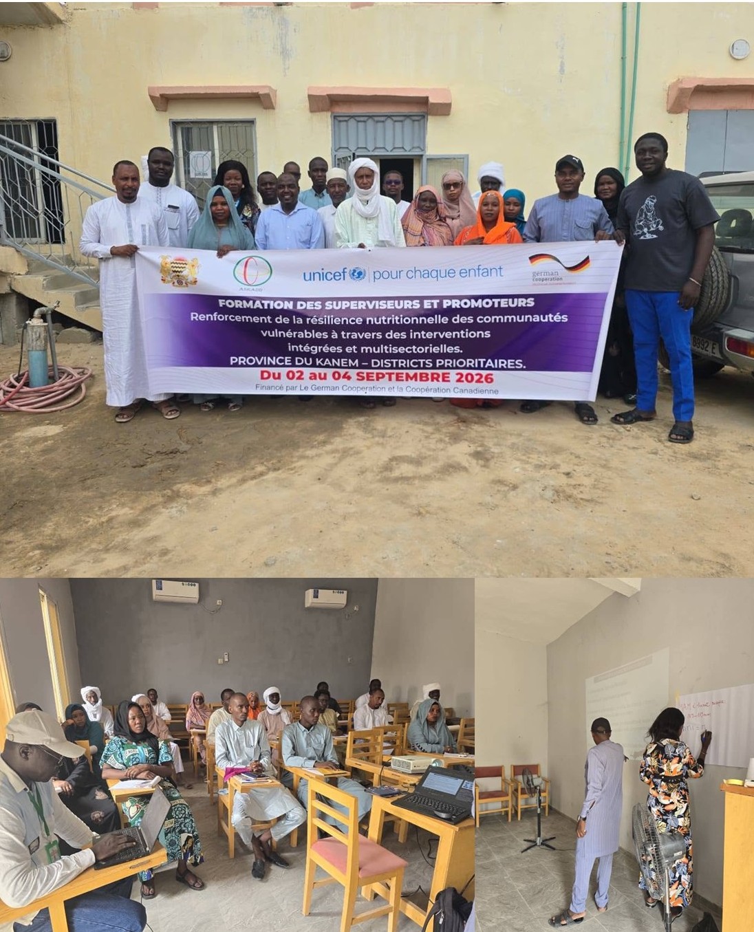 Formation des Promoteurs et Superviseurs sous l'appui de l'UNICEF TCHAD